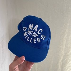 Mac miller wide brim cap blue
